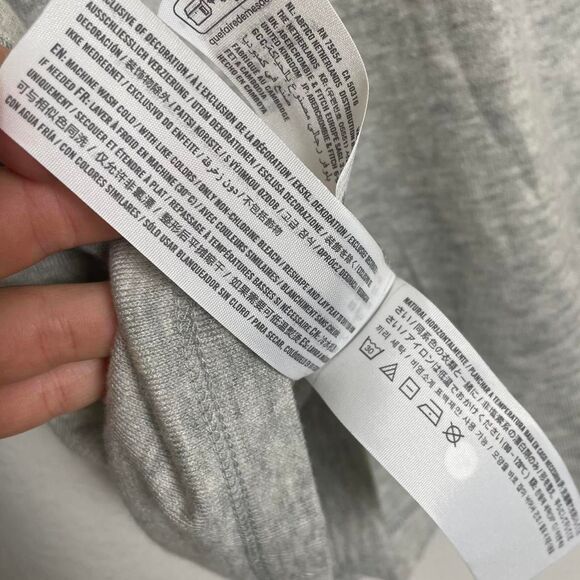 NWT Abercrombie & Fitch Merino Wool Blend Turtleneck Grey Long Sleeve Sweater L - Picture 5 of 8